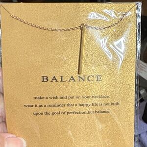Gold Balance Necklace